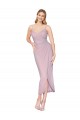 Sleeveless Primrose V-Back Mermaid Spaghetti Straps High Low Evening Dress