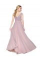 Sleeveless Primrose V-Back A-Line V-Neck Formal Evening Dress